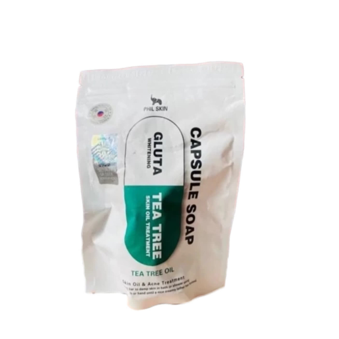 صابون شستشو کاهش دهنده چربی صورت و بدن فیل اسکین مدل Capsule مناسب برای پوست چرب وزن بسته 10 عددی