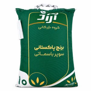 برنج سوپر باسماتی پاکستان آراد - ۱۰ کیلوگرم